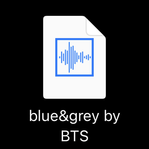 ภาพปกอัลบั้มเพลง BTS Blue&grey piano cover 방탄소년단 블루앤그레이 피아노 커버 БТС Пианино