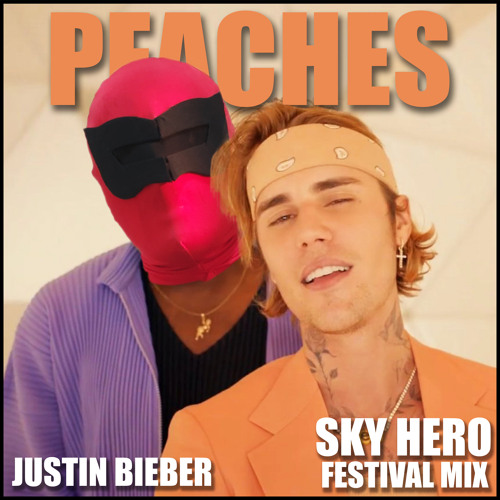 ภาพปกอัลบั้มเพลง Justin Bieber - Peaches ft. Daniel Caesar Giveon (Sky Hero Festival Mix)