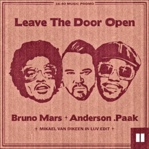 ภาพปกอัลบั้มเพลง Bruno Mars & Anderson .Paak - Leave The Door Open (Mikael van Dikeen In Luv Remix)