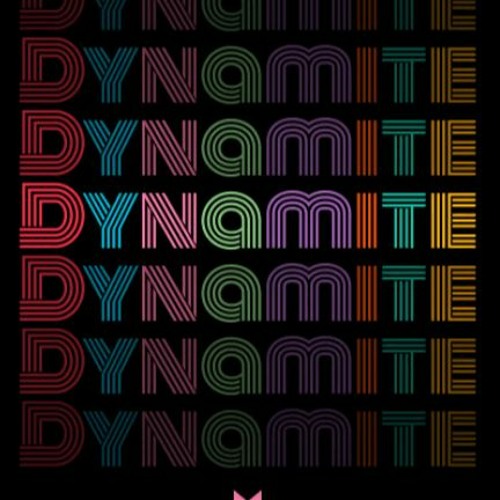 ภาพปกอัลบั้มเพลง Dynamite BTS