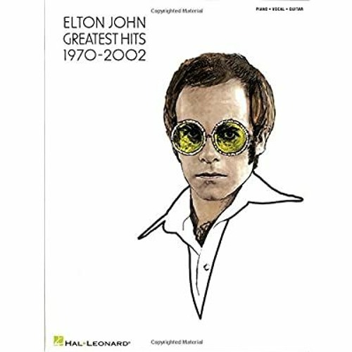 ภาพปกอัลบั้มเพลง F.R.E.E D.O.W.N.L.O.A.D R.E.A.D Elton John - Greatest Hits 1970-2002 R.A.R