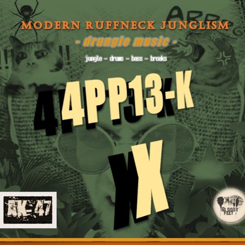 ภาพปกอัลบั้มเพลง (free download)4pp13-k -- X --(320)--Apple-K.bandcamp --BloodyFeetRec. -- AK-47 MD MASSIVE -