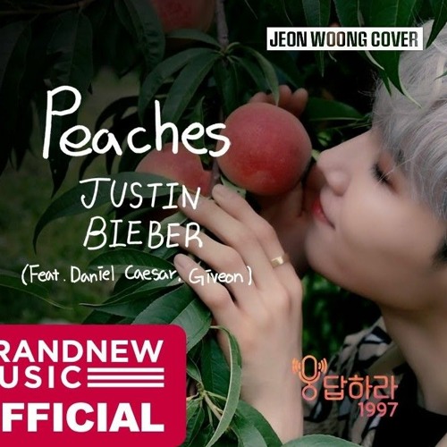 ภาพปกอัลบั้มเพลง Justin Bieber 'Peaches' ft. Daniel Caesar Giveon Cover by AB6IX Woong (전웅)