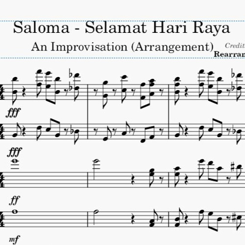 ภาพปกอัลบั้มเพลง Selamat Hari Raya (Saloma)