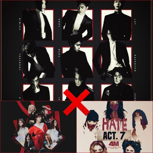 ภาพปกอัลบั้มเพลง Mashup Hate x Me x Monster (Instrumental) - 4MINUTE X CLC X EXO