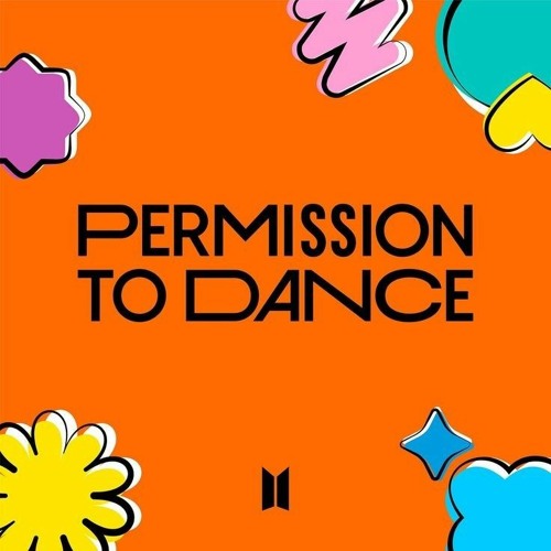 ภาพปกอัลบั้มเพลง Permission To Dance- BTS