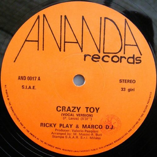 ภาพปกอัลบั้มเพลง D.J. Ricky Play & Marco D.J. – Crazy Toy