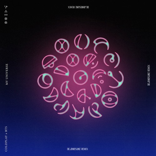 ภาพปกอัลบั้มเพลง COLDPLAY & BTS - My Universe (dejinosuke Remix)