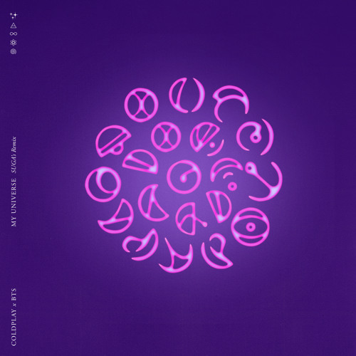 ภาพปกอัลบั้มเพลง Coldplay X BTS - My Universe (SUGA's Remix)