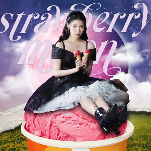 ภาพปกอัลบั้มเพลง IU (아이유) - strawberry moon