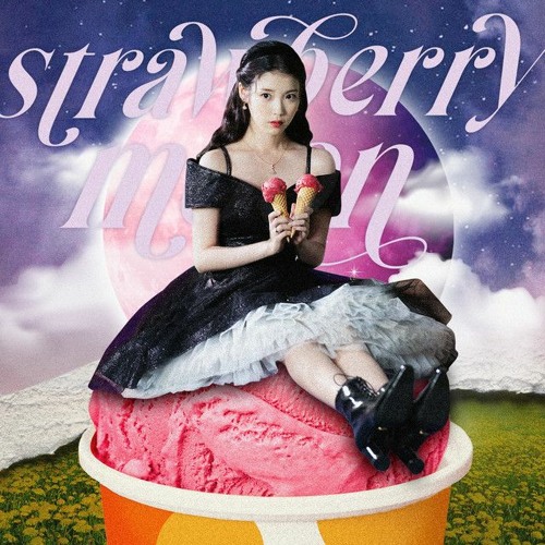 ภาพปกอัลบั้มเพลง IU (아이유) - Strawberry Moon
