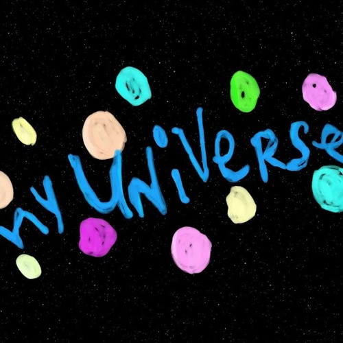 ภาพปกอัลบั้มเพลง My Universe by Coldplay ft BTS