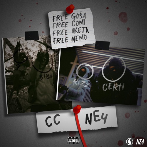 ภาพปกอัลบั้มเพลง CC NE4 (Free Goša Free Ćomi Free Aketa Free Nemo)