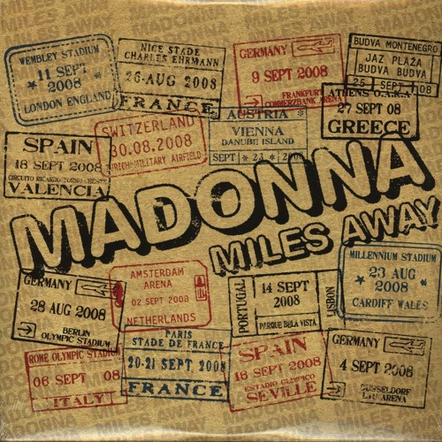 ภาพปกอัลบั้มเพลง Madonna - Miles Away (2022 Remix)