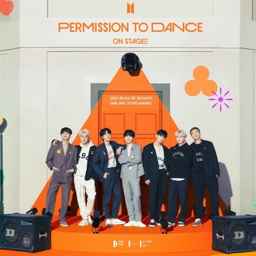 ภาพปกอัลบั้มเพลง BTS Idol Permission to Dance On Stage
