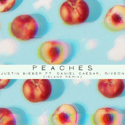 ภาพปกอัลบั้มเพลง Justin Bieber ft. Daniel Caesar Giveon - Peaches (island remix)
