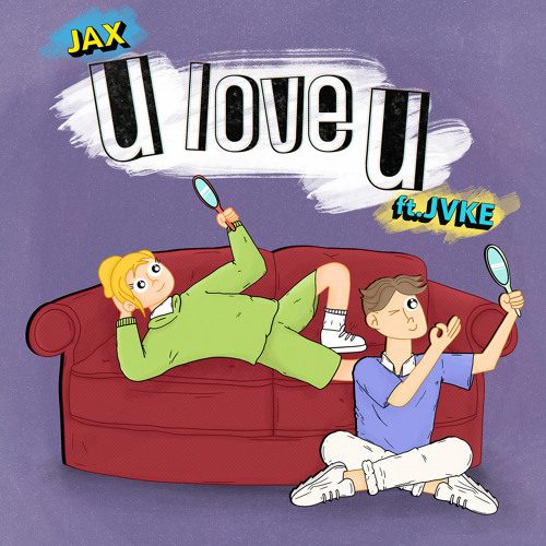 ภาพปกอัลบั้มเพลง u love u (feat. JVKE)