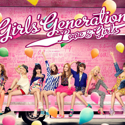 ภาพปกอัลบั้มเพลง Acapella GIRLS GENERATION 少女時代 LOVE&GIRLS COVER