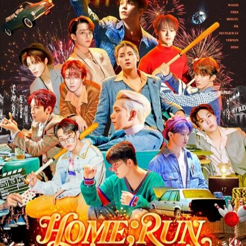 ภาพปกอัลบั้มเพลง SEVENTEEN (세븐틴) 'HOME RUN' - K-Pop Radio