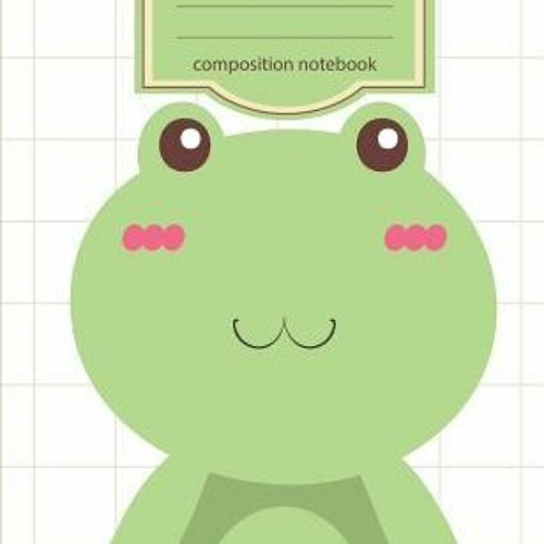 ภาพปกอัลบั้มเพลง READ ! Composition Notebook Frog Notebook (School Notebook) - 108 Page Softback Latge Print 8.5x11