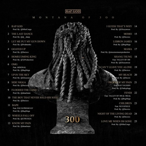 ภาพปกอัลบั้มเพลง Rap God - Montana of 300 (Rap God)