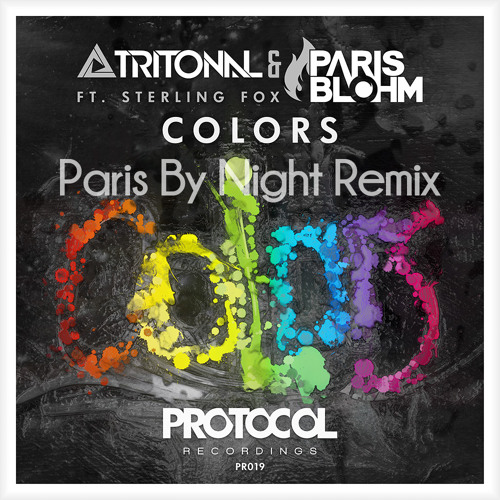 ภาพปกอัลบั้มเพลง Tritonal & Paris Blohm ft Sterling Fox - Colors (Paris By Night Remix)