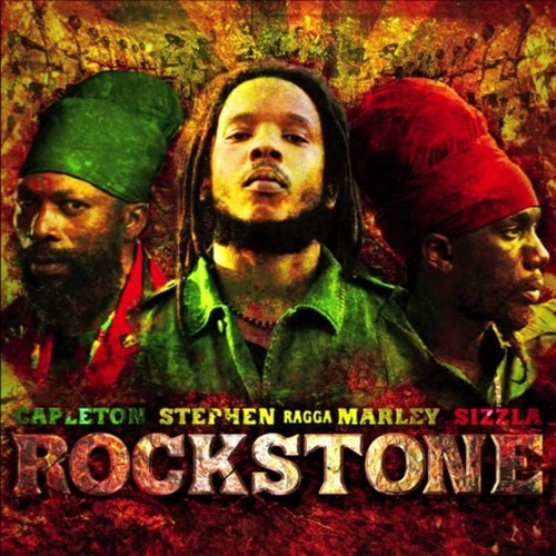 ภาพปกอัลบั้มเพลง Stephen Marley feat. Capleton & Sizzla - Rock Stone (March 2014)