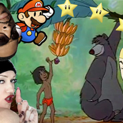 ภาพปกอัลบั้มเพลง Bare Bananas (Jungle Book VS Gwen Stefani VS MGMT VS Ludacris VS Super Mario VS Drake)