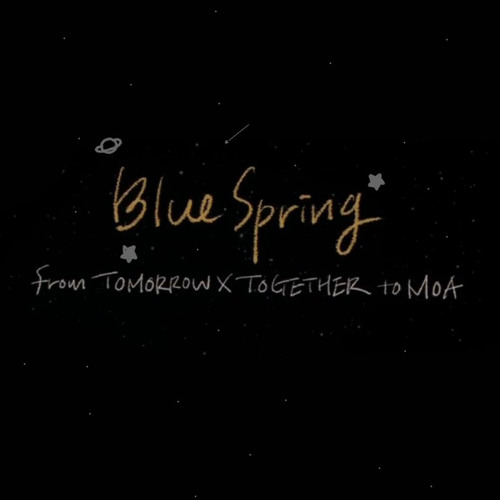 ภาพปกอัลบั้มเพลง Blue Spring TXT (Tomorrow X Together)