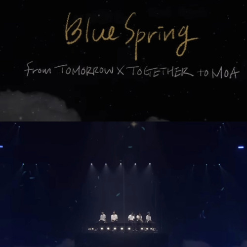 ภาพปกอัลบั้มเพลง Blue Spring - TOMORROW X TOGETHER (Unreleased song)
