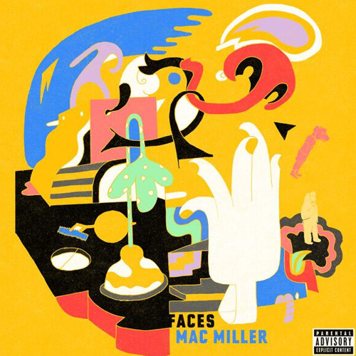ภาพปกอัลบั้มเพลง Mac Miller - New Faces v2 (Faces)