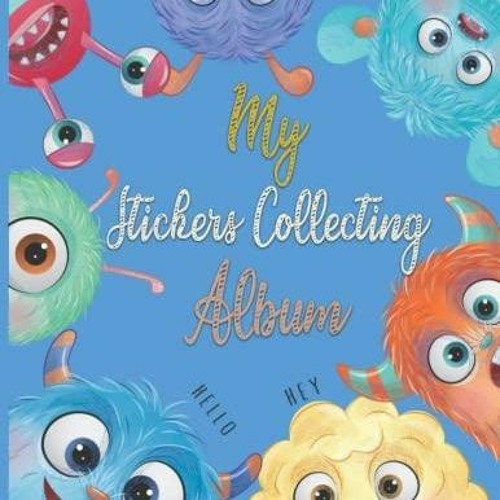 ภาพปกอัลบั้มเพลง Epub My Stickers Collecting Album Sticker album Book Sticker Journal 8 5'x11'