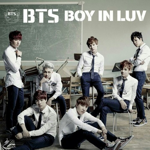 ภาพปกอัลบั้มเพลง BTS Boy In Luv Japanese Version