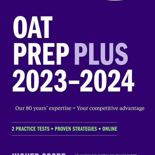 ภาพปกอัลบั้มเพลง eBook PDF OAT Prep Plus 2023-2024 2 Practice Tests Proven Strategies Online (Kaplan Test Prep)