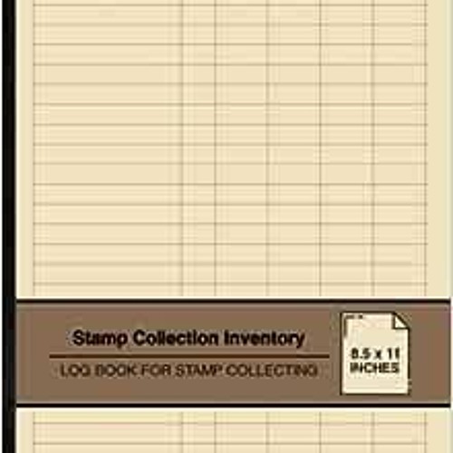 ภาพปกอัลบั้มเพลง ( SGPu ) Stamp Collection Inventory Log Book For Stamp Collecting For Stamp Collectors Large by