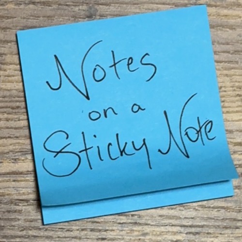 ภาพปกอัลบั้มเพลง Notes On a Sticky Note