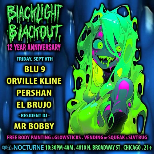 ภาพปกอัลบั้มเพลง Shades Of Blu 2.0 Chapter 40 Feat. Blu 9- Live At Blacklight Blackout At LeNocturne Chicago 9.8.23