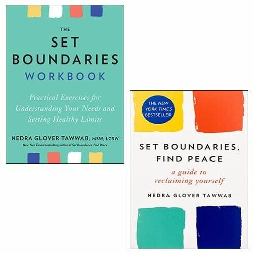 ภาพปกอัลบั้มเพลง Audiobook Set Boundaries Find Peace The Set Boundaries Workbook 2 Books Collection Set B