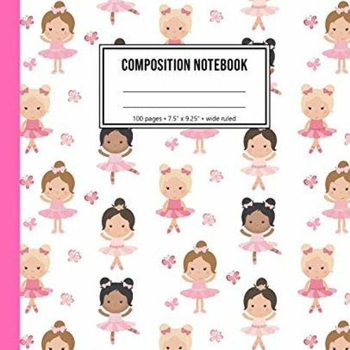ภาพปกอัลบั้มเพลง ❤️ Download Composition Notebook Ballerina Notebook For Girls by Girly Print Notebooks