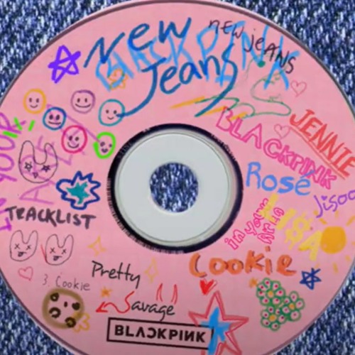 ภาพปกอัลบั้มเพลง pretty savage x cookie BLACKPINK x NewJeans MASHUP