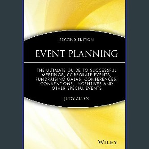 ภาพปกอัลบั้มเพลง Read Pdf 🌟 Event Planning The Ultimate Guide To Successful Meetings Corporate Events Fundrais