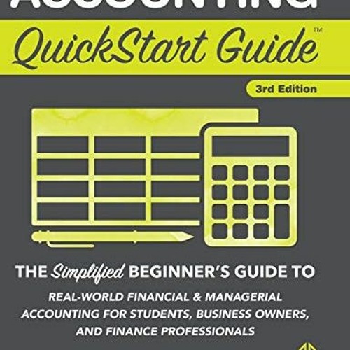 ภาพปกอัลบั้มเพลง Access KINDLE PDF EBOOK EPUB Accounting QuickStart Guide The Simplified Beginner's Guide to Fin