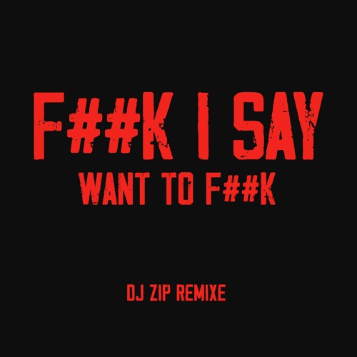 ภาพปกอัลบั้มเพลง F K I SAY WANT TO F K DJ MJ (DJ ZIP RMX) BOUYON