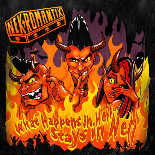 ภาพปกอัลบั้มเพลง Nekromantix - What Happens In Hell Stays In Hell