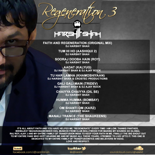 ภาพปกอัลบั้มเพลง 3 - Sooraj Dooba Hain - Roy - DJ Harshit Shah (Regeneration 3) Remix