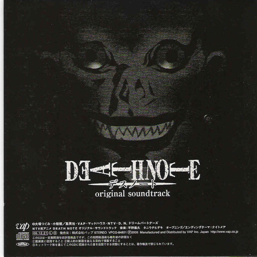 ภาพปกอัลบั้มเพลง Death Note Original Soundtrack - Death Note