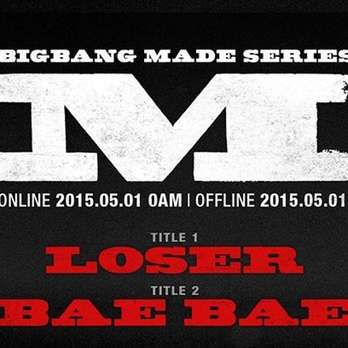 ภาพปกอัลบั้มเพลง BAE BAE - BigBang