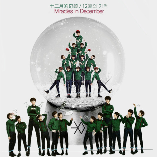 ภาพปกอัลบั้มเพลง EXO M-The First Snow