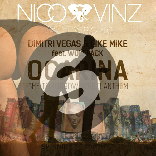 ภาพปกอัลบั้มเพลง Ocarina vs. Am I Wrong vs. Booty Bounce (Dimitri Vegas & Like Mike Mashup)
