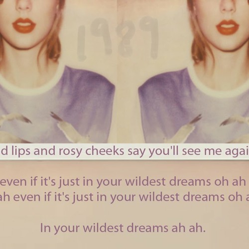 ภาพปกอัลบั้มเพลง Taylor swift-wildest dream